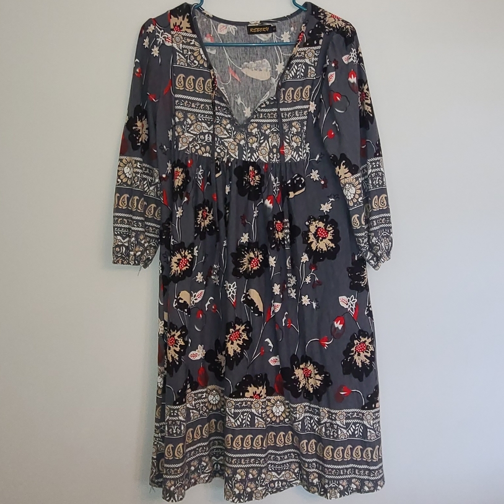 Reborn floral pattern dress